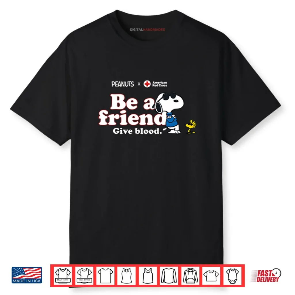 American Red Cross Snoopy Shirt 1 American Red Cross Snoopy Shirt