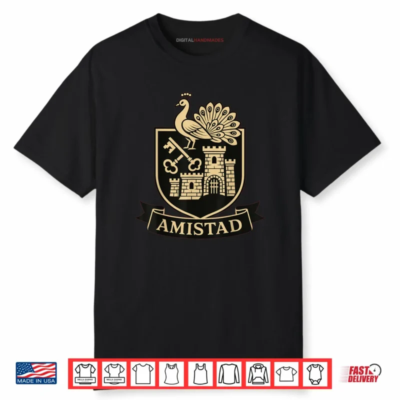 Amistad Friendship Emblem The Proud Peacock Crest Shirt