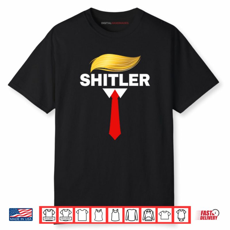 Anti Trump Donald Trump Necktie Shitler Shirt