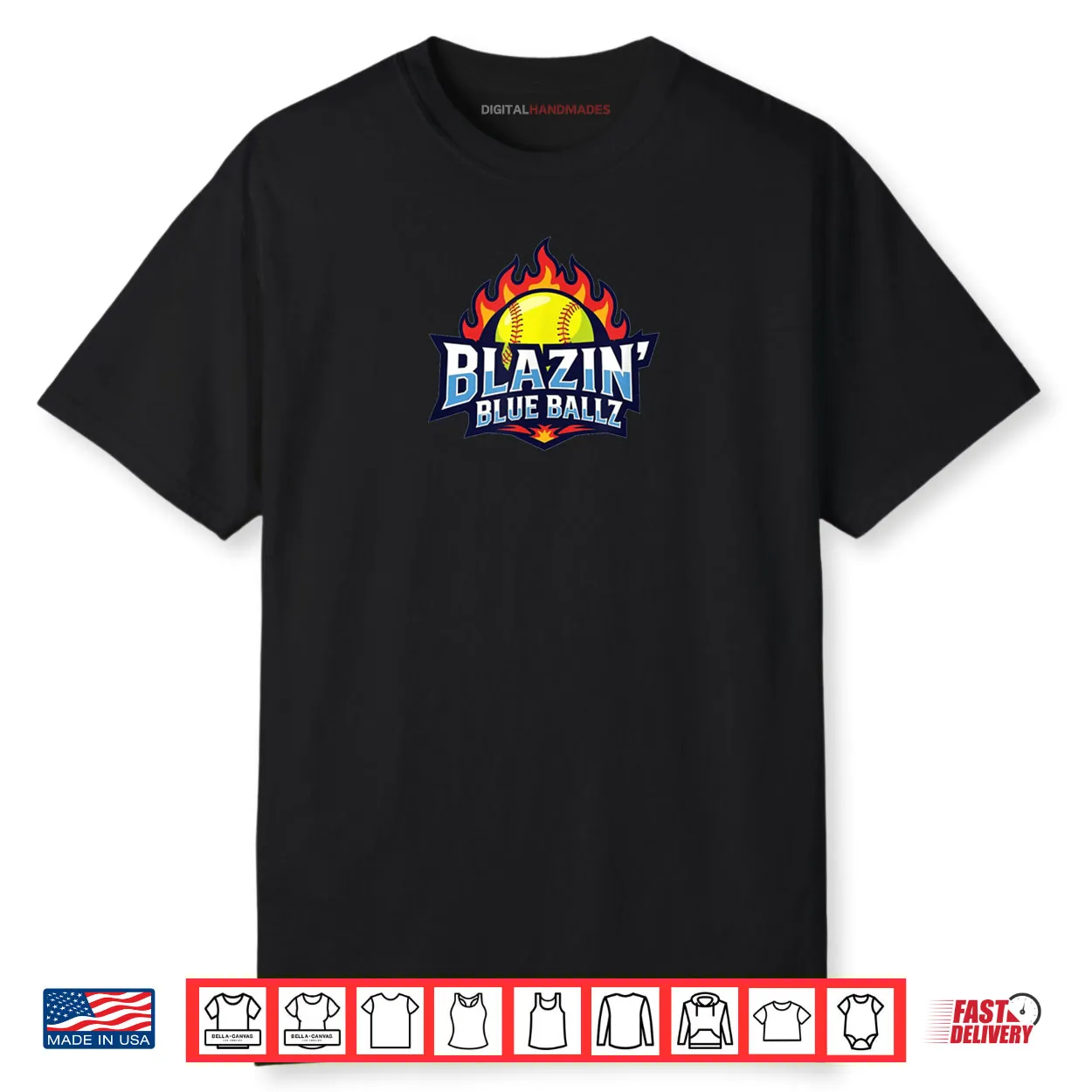 Blazin Blue Ballz Shirt