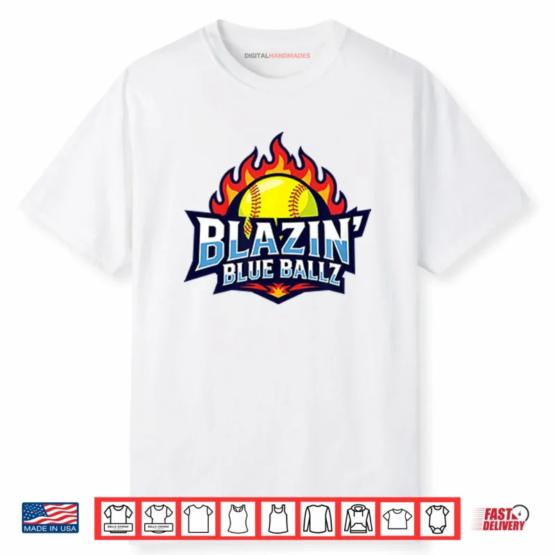 Blazin Blue Ballz Softball Shirt