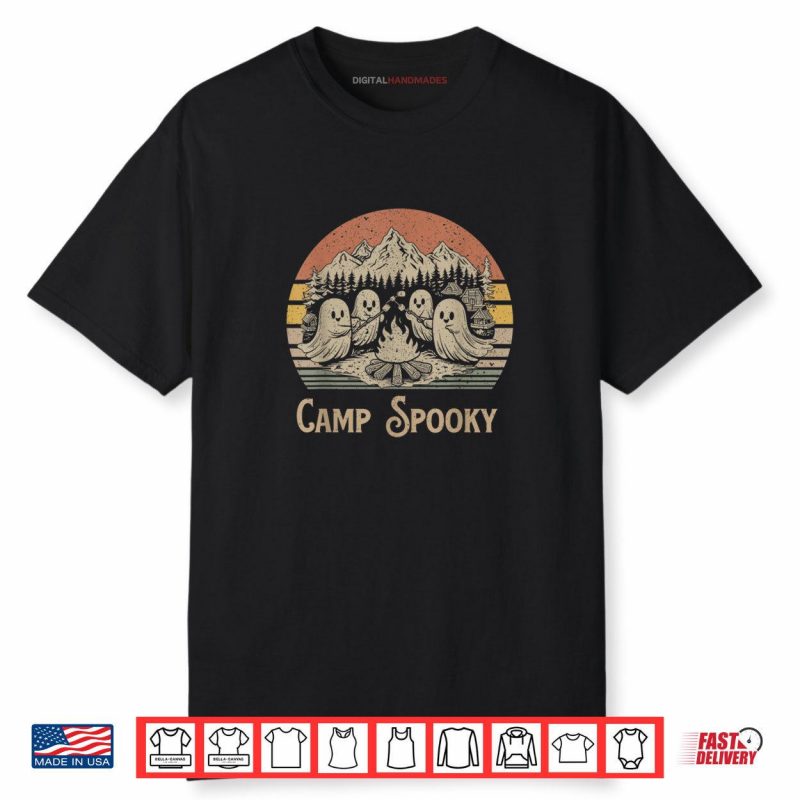 Camp Spooky Summerween Summer Halloween Cute Ghost Shirt