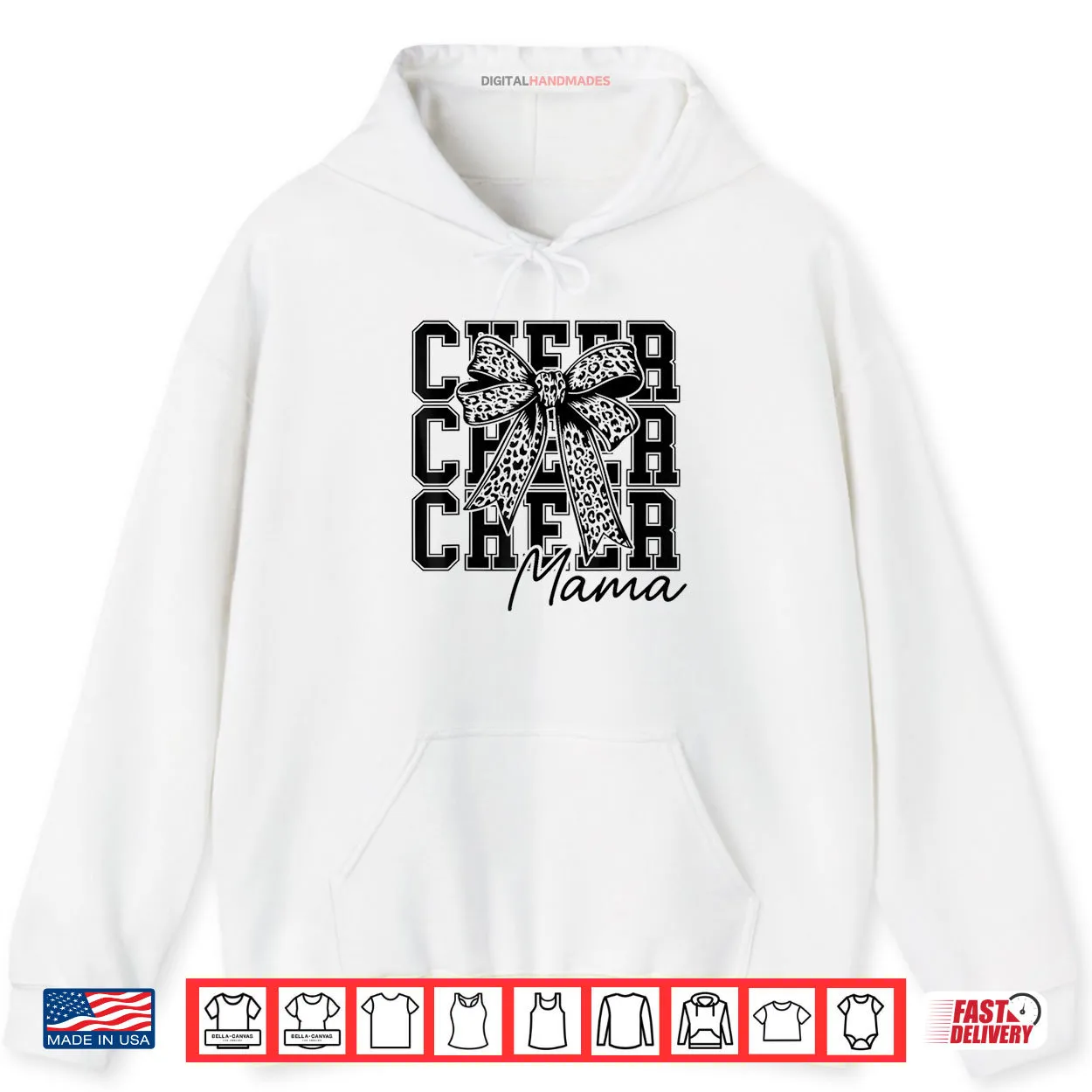 Cheer Mama Cheerleader Mom Cheer Mom Biggest Fan Mothers Day Shirt
