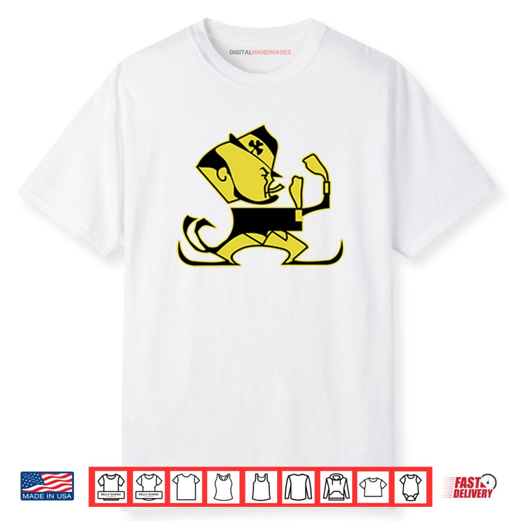 Christopher Ash Wearing Notre Dame Leprechaun Mascot Shirt 1 Christopher Ash Wearing Notre Dame Leprechaun Mascot Shirt