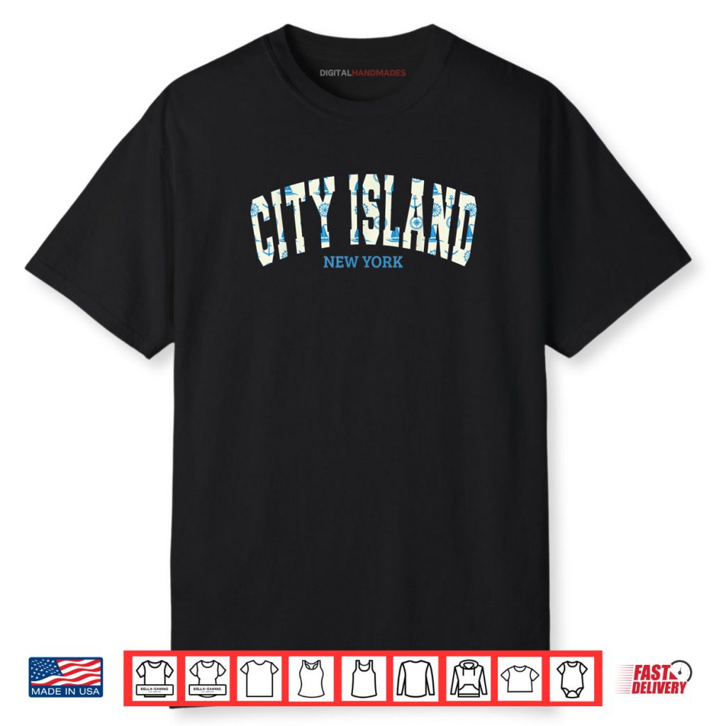 City Island Anchor Sailboat Wheel NYC Design Shirt 1 City Island Anchor Sailboat Wheel NYC Design Shirt