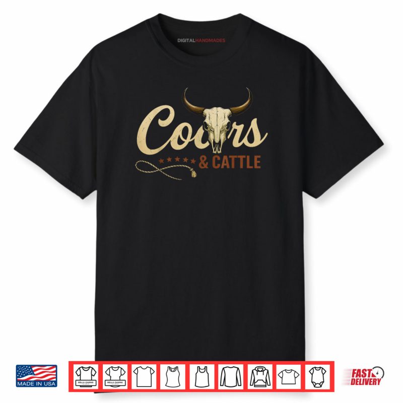 Coor and Cattles Rodeo Western Cowboy Shirt
