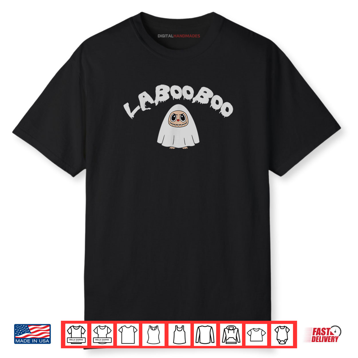 Cute Laboo Boo Ghost Halloween Shirt
