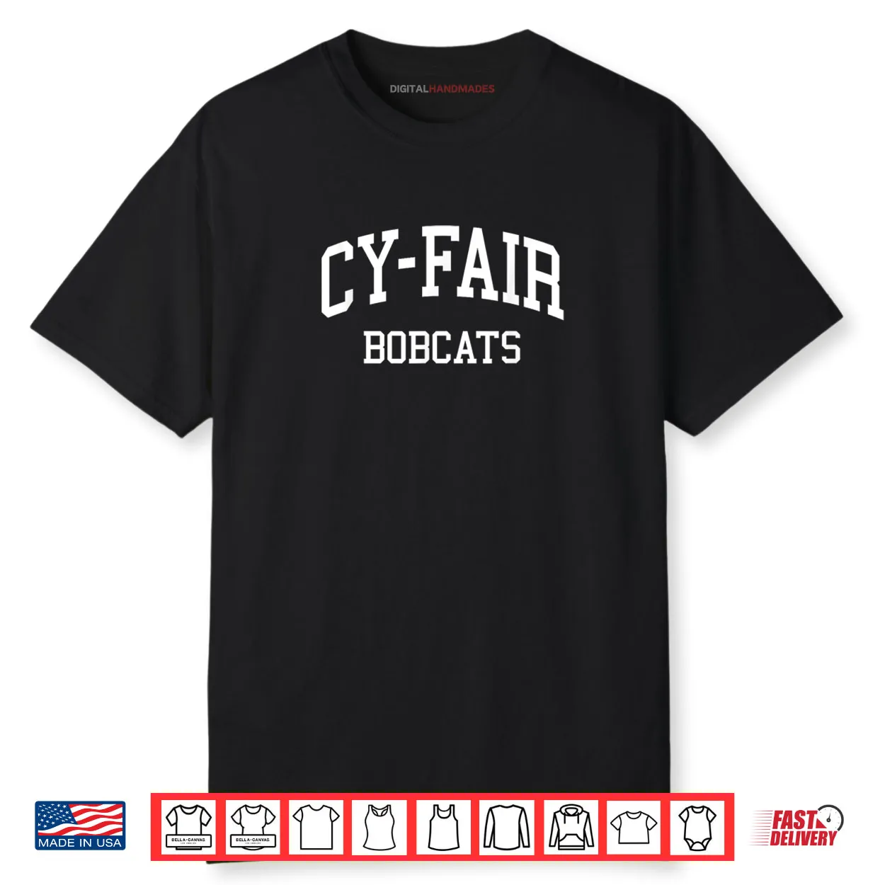 Cy Fair High School HS Cypress TX Retro Sports Shirt