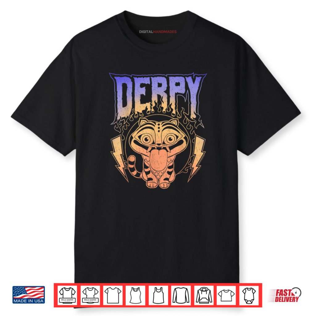 Derpy Retro Metal Band Style Logo Shirt