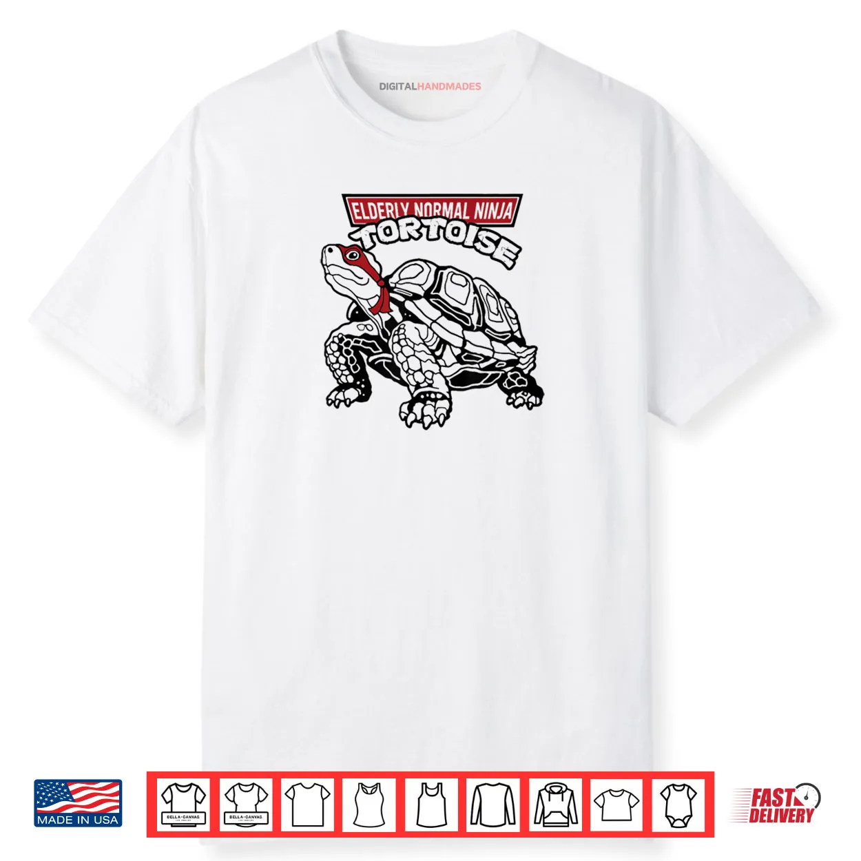 Elderly Normal Ninja Tortoise Shirt