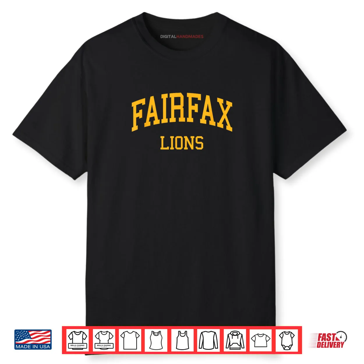 Fairfax High School HS Los Angeles CA Retro Sports Shirt