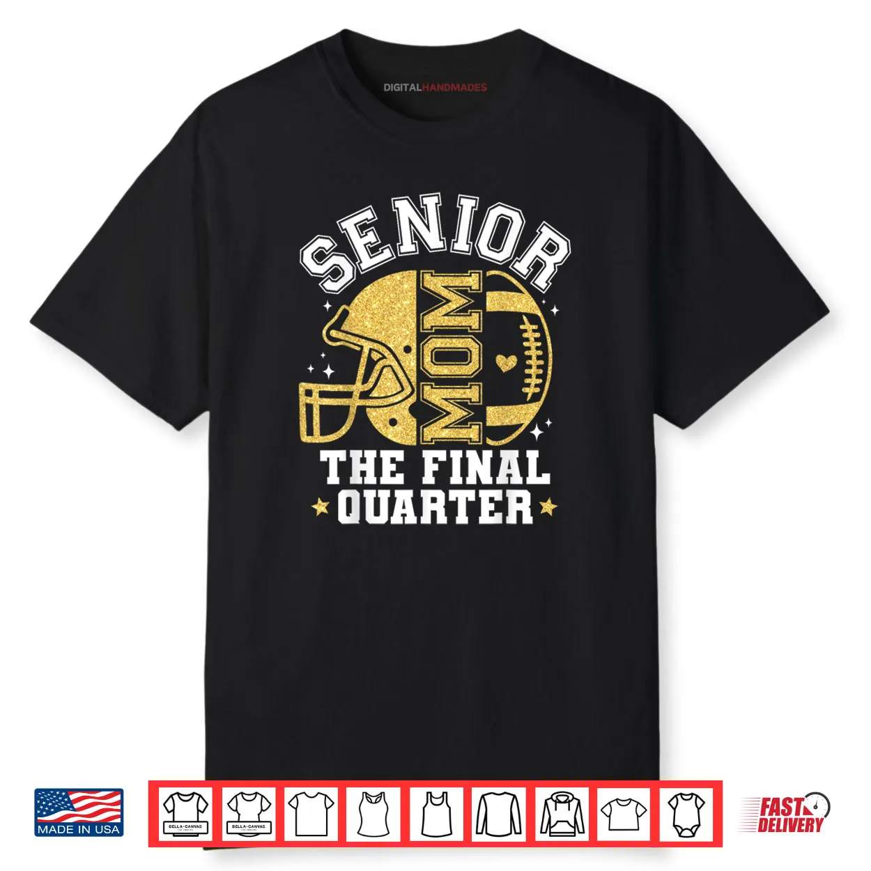 Football Senior Mom 2026 The Final Quarter Shirt