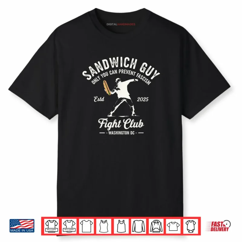 Free Throwing Sub Sandwich Guy DC Flag Funny Meme Shirt