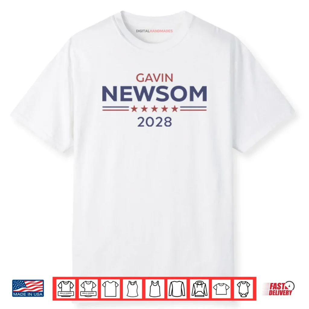 Gavin Newsom 2028 USA Shirt 1 Gavin Newsom 2028 USA Shirt