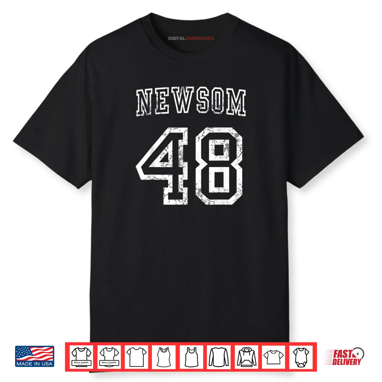 Gavin Newsom 48th President USA Democrat Shirt