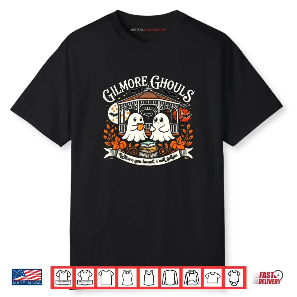 Gilmore Cozy Ghouls Ghost Parody Halloween Fall for Gilmore Shirt 1 Gilmore Cozy Ghouls Ghost Parody Halloween Fall for Gilmore Shirt