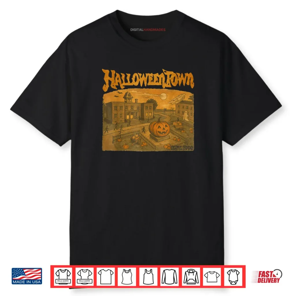 Halloween Pumpkin Boo Ghost Tee Funny Vintage Halloween Town Shirt 1 Halloween Pumpkin Boo Ghost Tee Funny Vintage Halloween Town Shirt