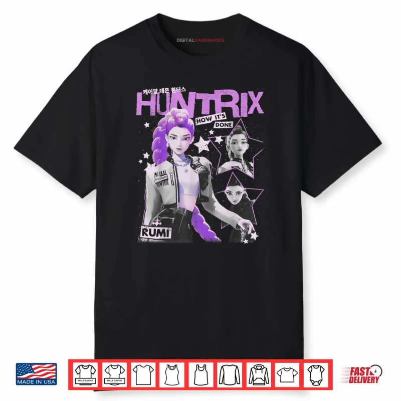 Huntrix Rumi How It’s Done Retro Poster Shirt