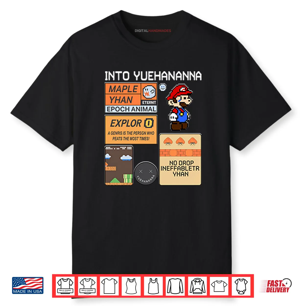 Into Yuehananna Super Mario Bros Shirt