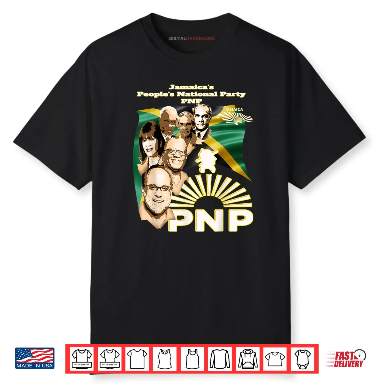 Jamaica’s People’s National Party PNP Supporter Novelty Shirt