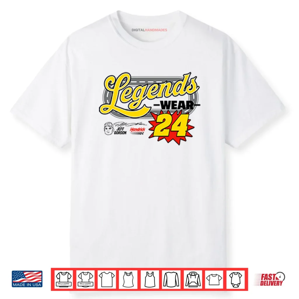 Jeff Gordon Legends Wear 24 Hendrick Motorsports Shirt 1 Jeff Gordon Legends Wear 24 Hendrick Motorsports Shirt