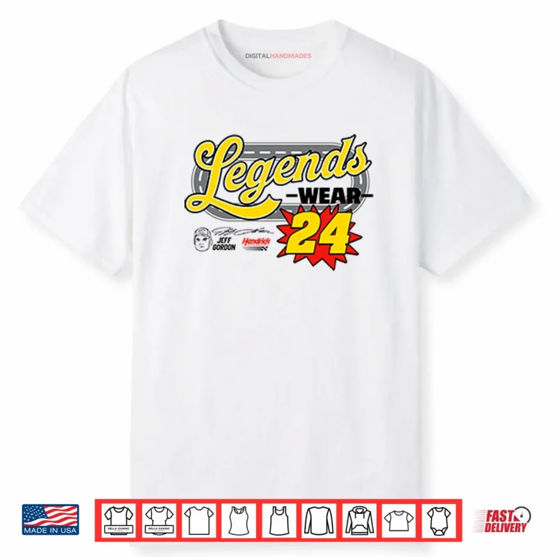 Jeff Gordon Legends Wear 24 Hendrick Motorsports Shirt