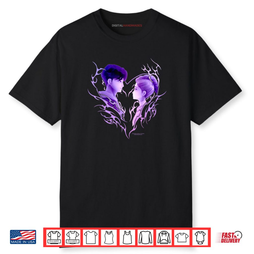 Jinu & Rumi Retro Heart Portrait Shirt 1 Jinu & Rumi Retro Heart Portrait Shirt