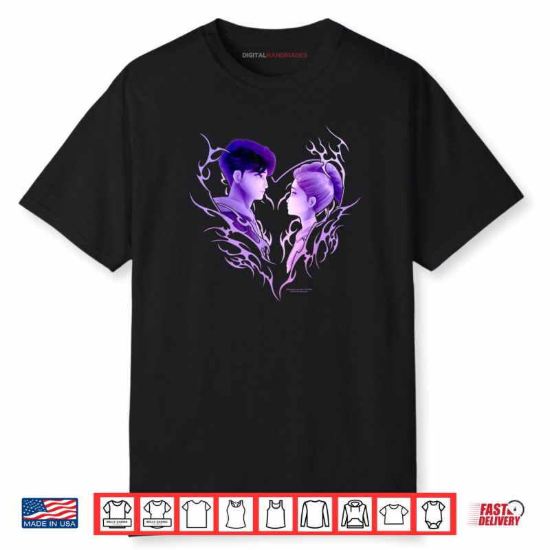 Jinu & Rumi Retro Heart Portrait Shirt