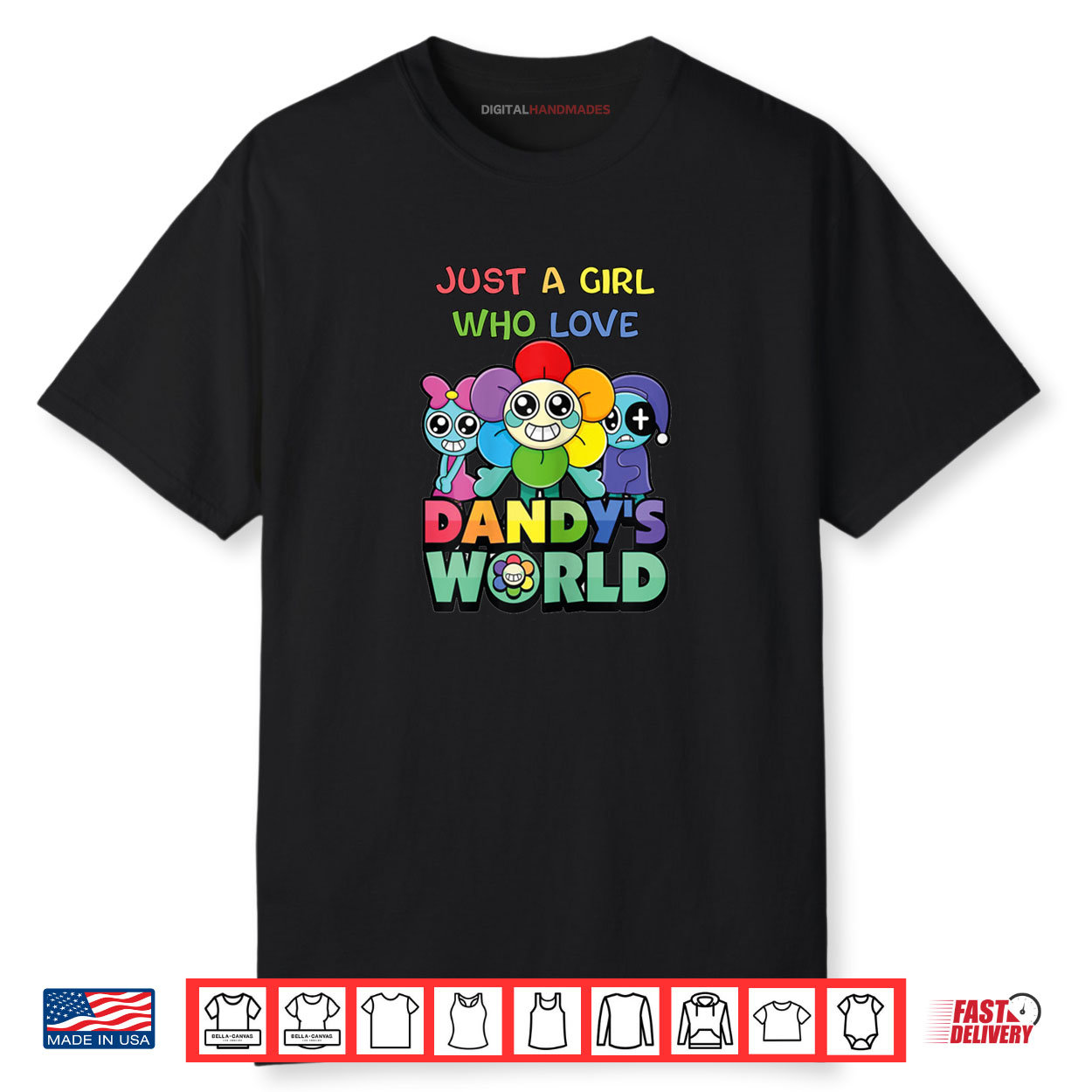 Just A Girl Who Love Dandy’s World Shirt