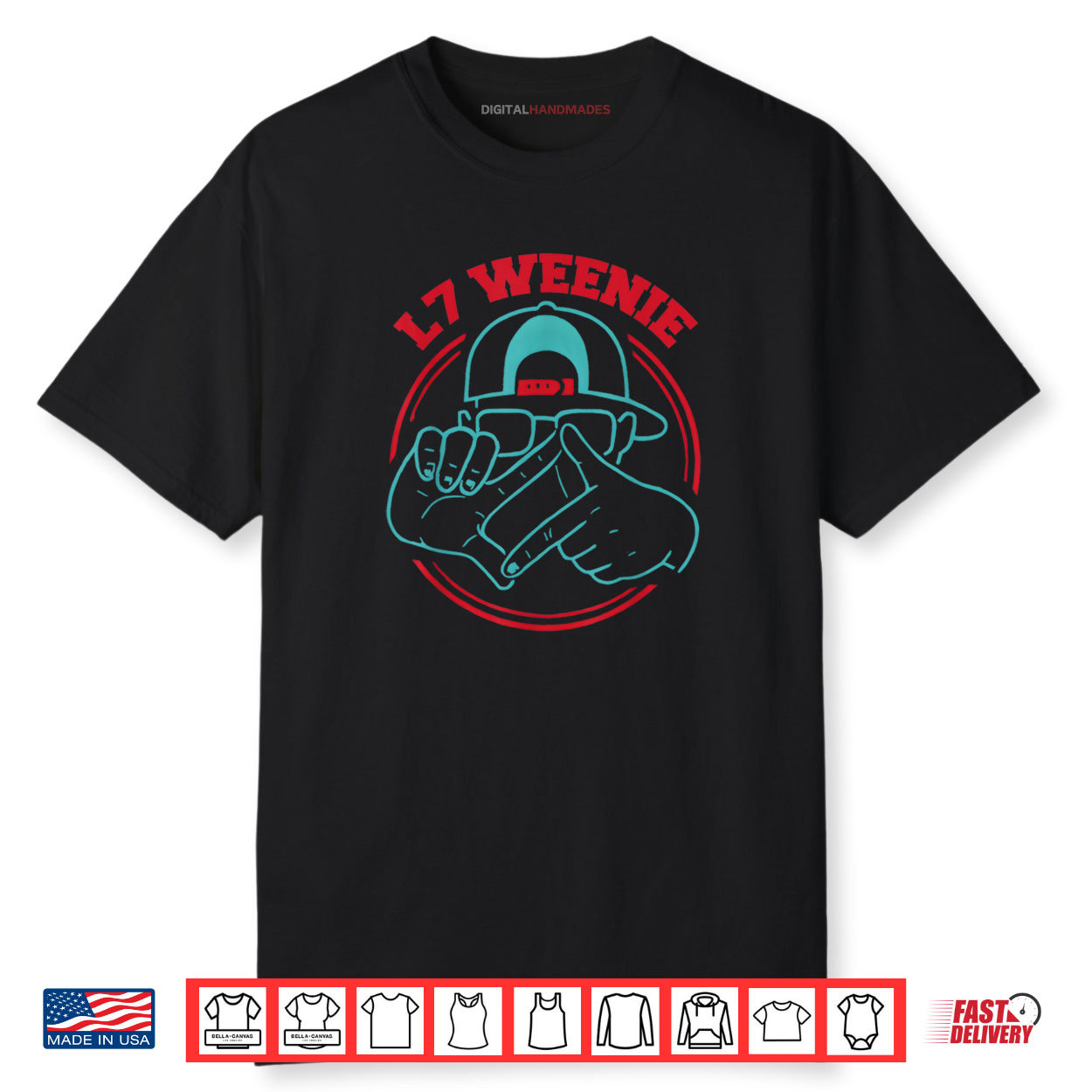 L7 Weenie Funny Baseball Softball Shirt