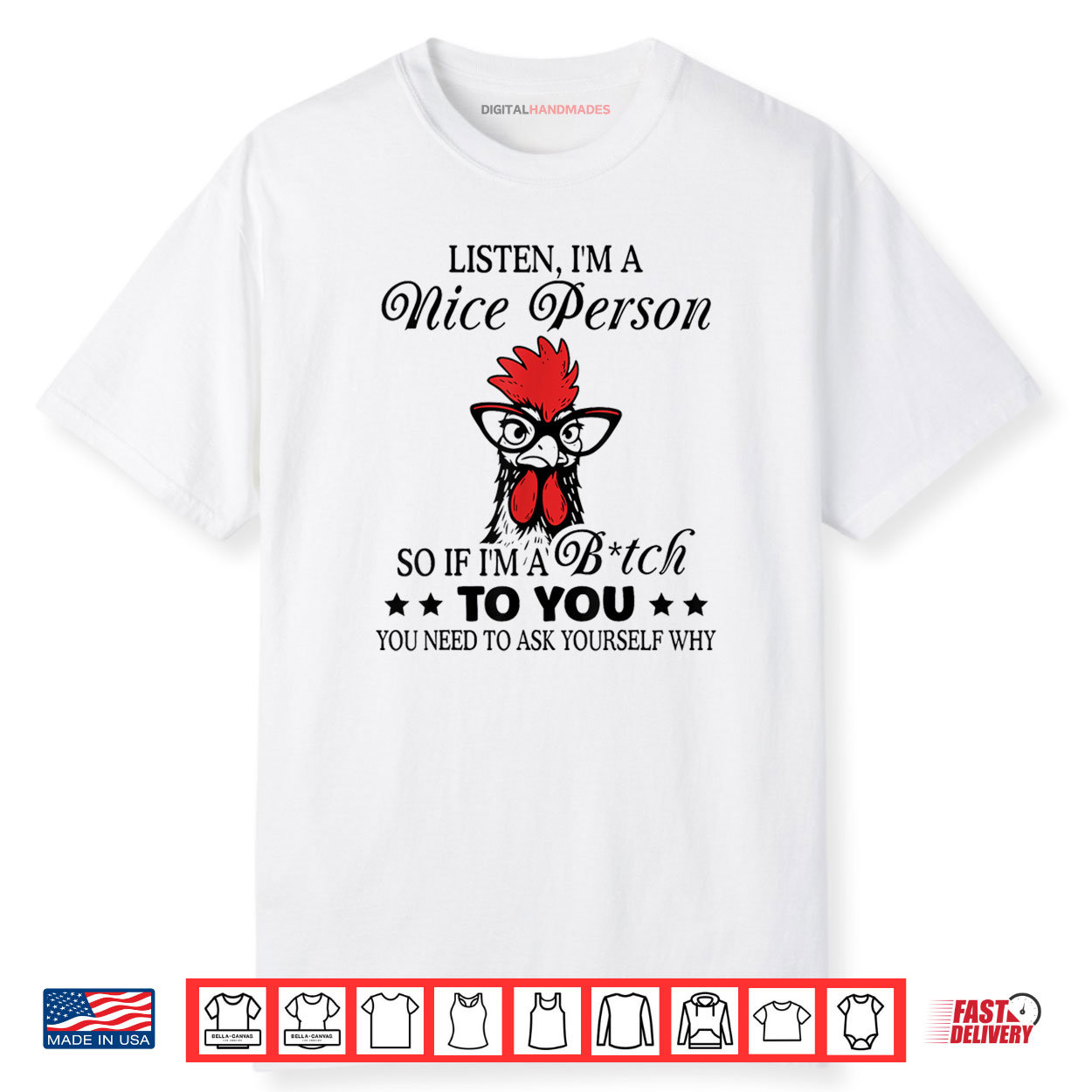 Listen I’m A Nice Person Shirt