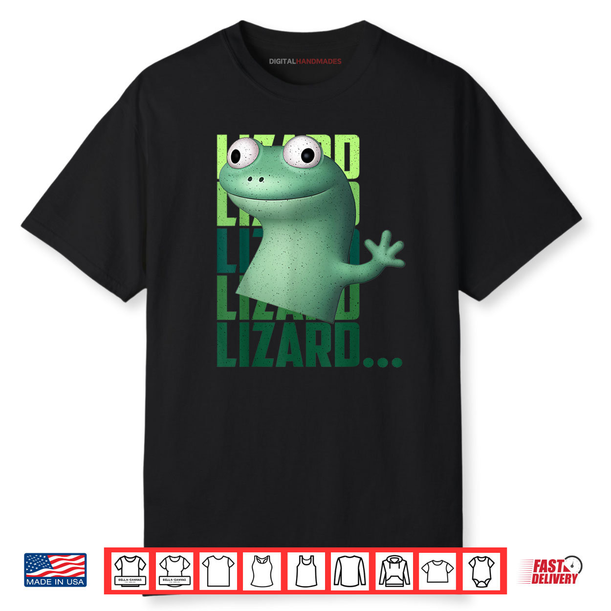 Lizard Lizard Lizard Funny Meme Shirt
