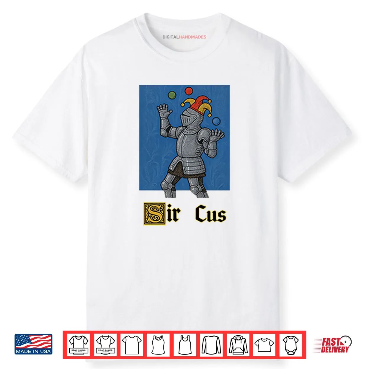 Medieval Knight Sir Cus Shirt