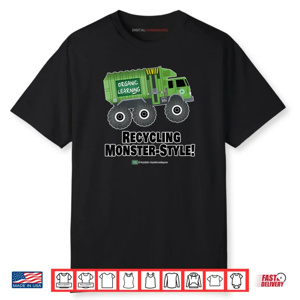 Monster Recycling Garbage Truck Shirt 1 Monster Recycling Garbage Truck Shirt