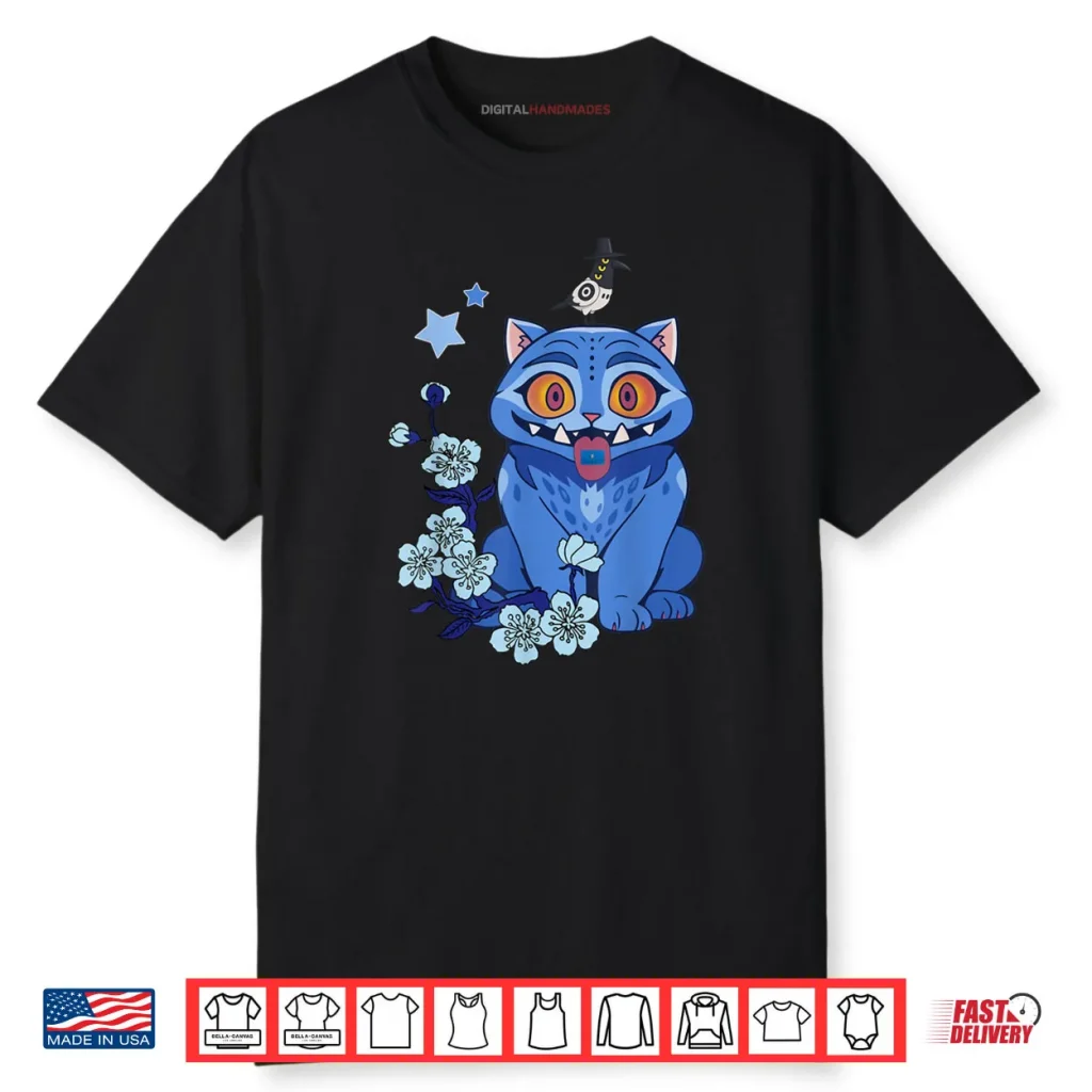 Movie Anime Cute Blue Tiger Derpy And Sussie Is With Flowers Shirt 1 Movie Anime Cute Blue Tiger Derpy And Sussie Is With Flowers Shirt