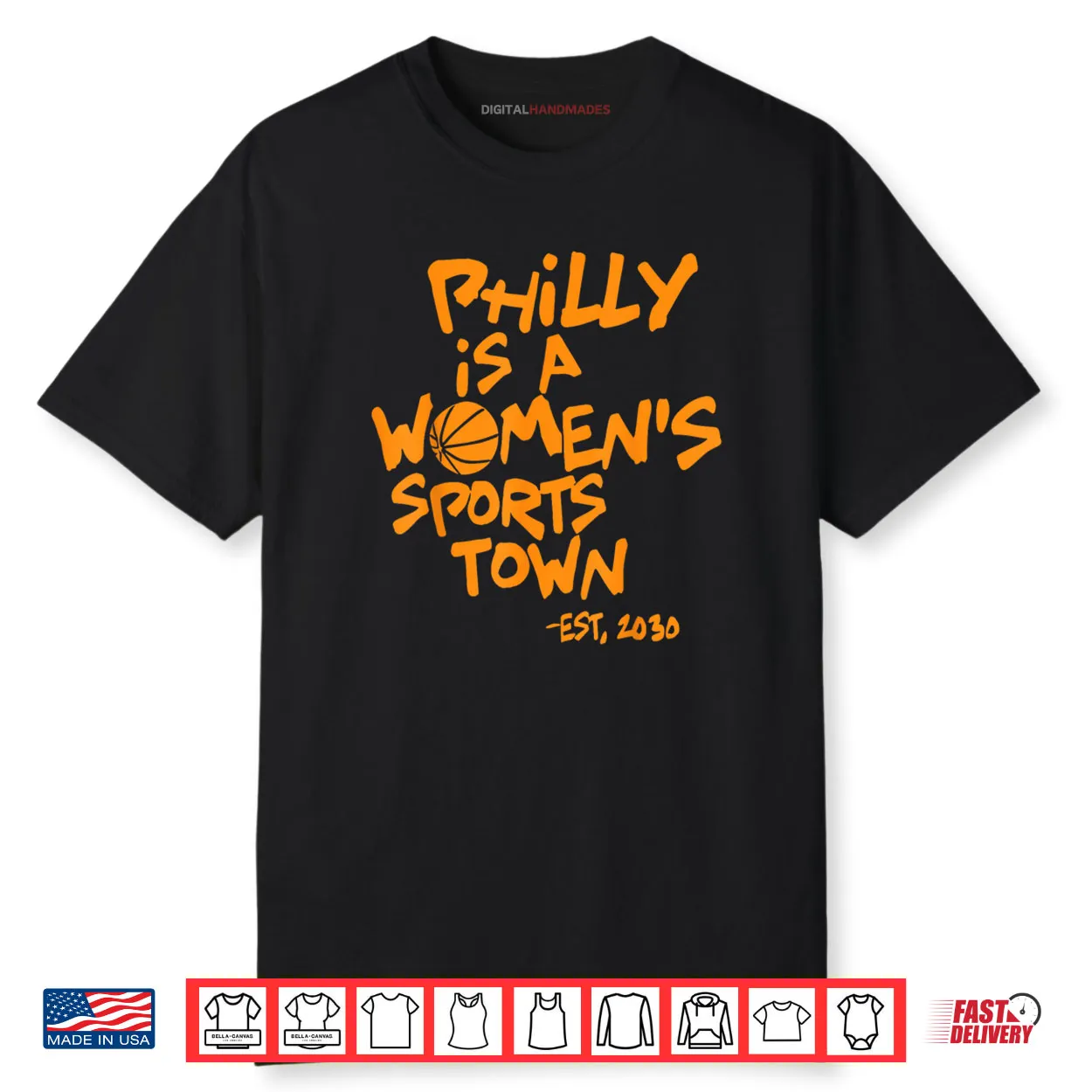 Philly is A Women’s Sports Town Est 2030 Shirt