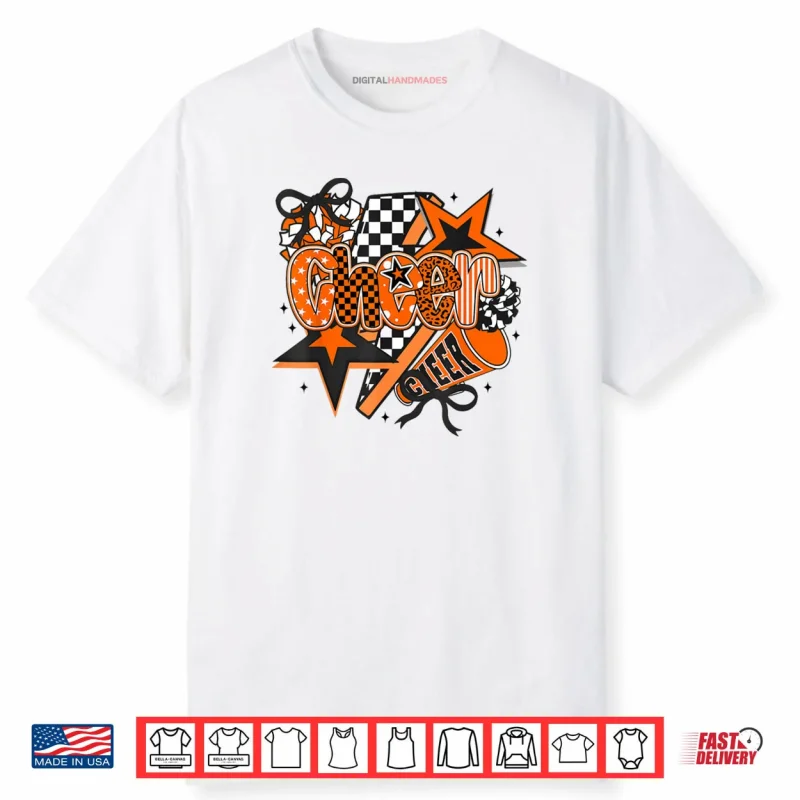 Preppy Cheer Game Day Cheer Mom Cheerleader Go Cheer Shirt