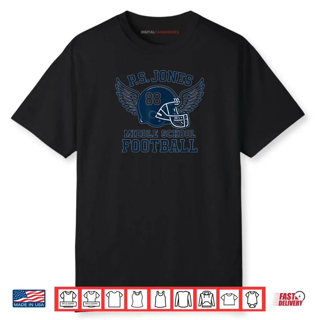 PS Jones Middle School Football Jack O’Neal Tribute Wear Shirt 1 PS Jones Middle School Football Jack O’Neal Tribute Wear Shirt