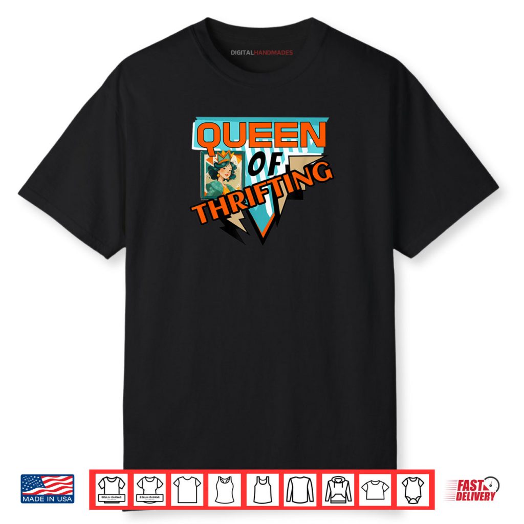 Queen of Thrifting Vintage Thrift Retro Shopping Shirt 1 Queen of Thrifting Vintage Thrift Retro Shopping Shirt