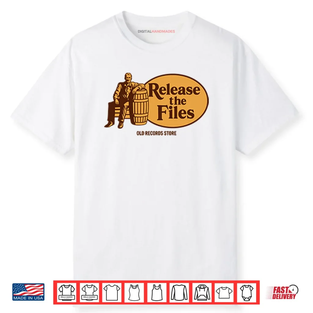 Release The Files Old Records Store Shirt 1 Release The Files Old Records Store Shirt