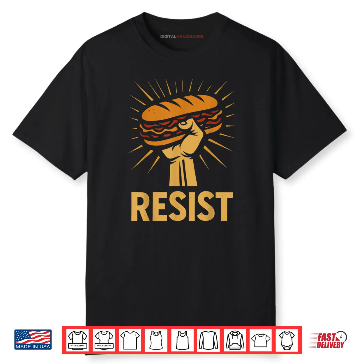 Resist DC The Sandwich Guy Free DC Shirt