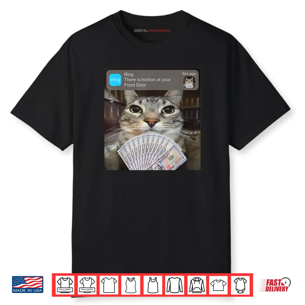 Ring There is Motion at Your Front Door Funny Meme Cute Shirt