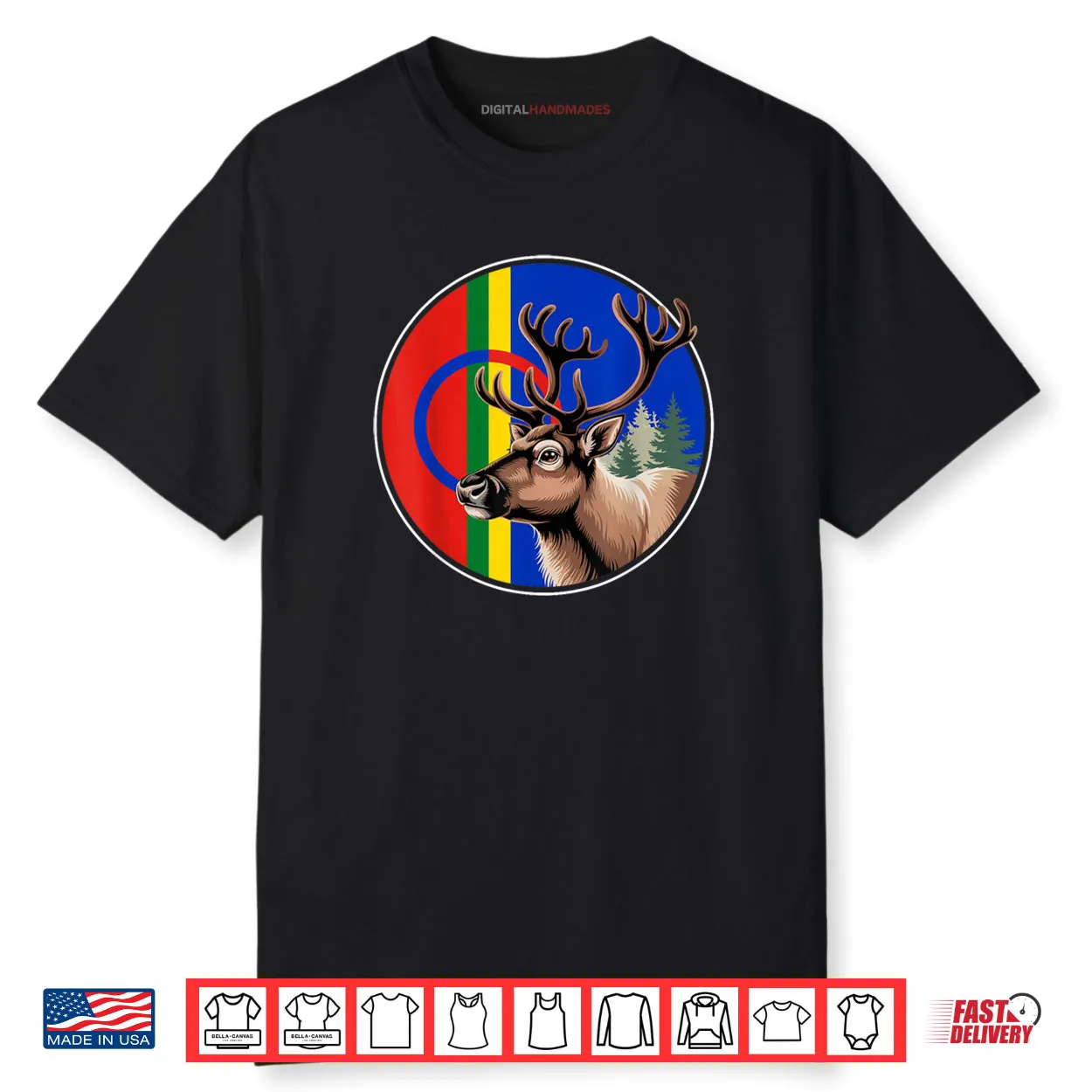 Sami People Flag Sápmi Shirt
