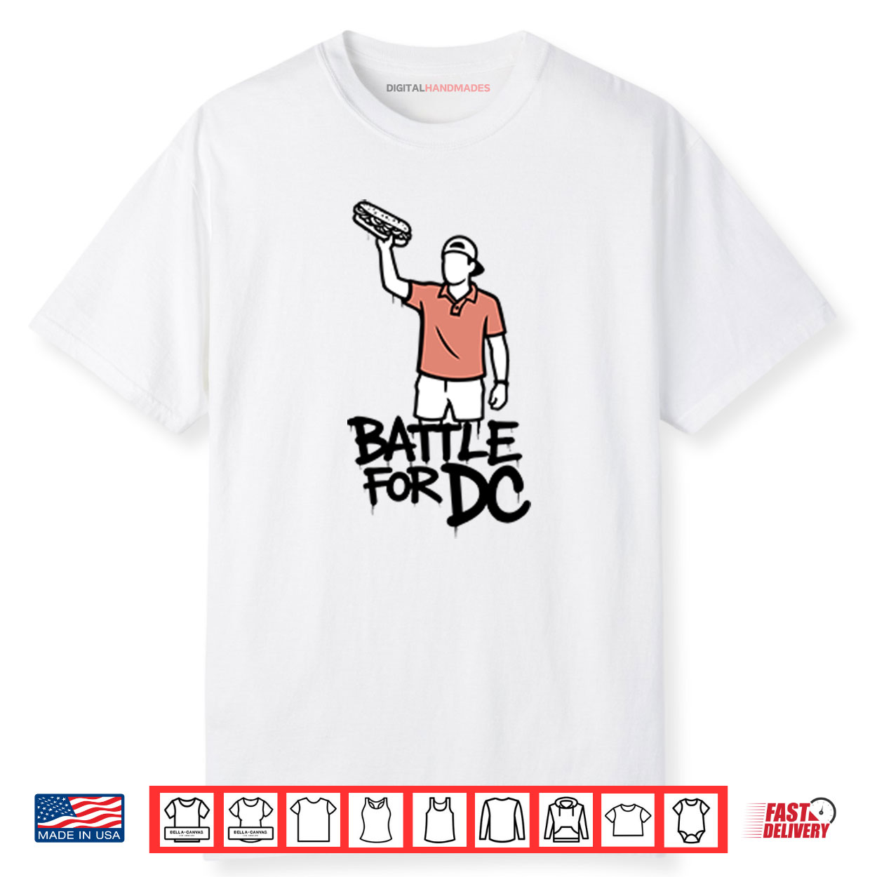 Sandwich Guy Battle For DC Shirt