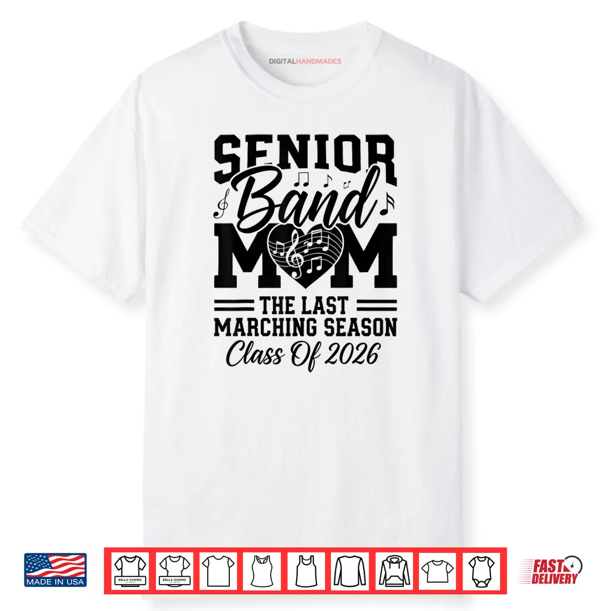 Senior Band Mom 2026 The Last Marching Season Class of 2026 Shirt