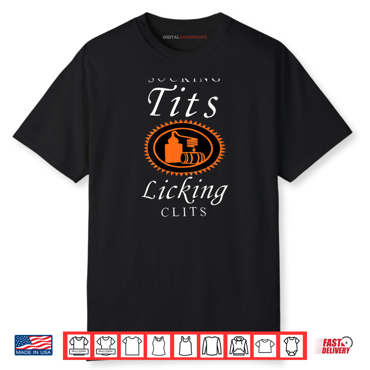 Sucking Tits Licking Clitss Funny Adult Joke Saying Quote Shirt