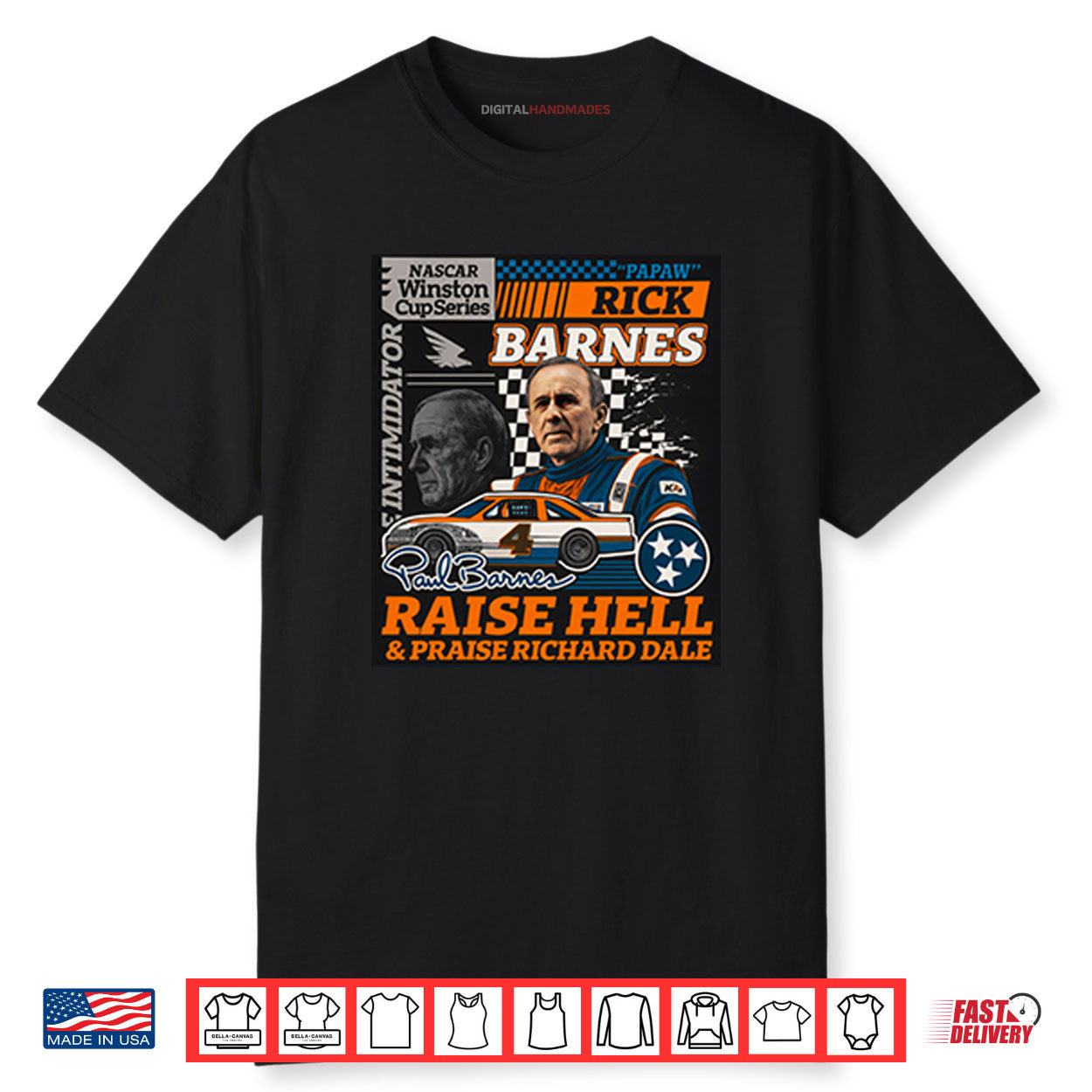 Tennessee Volunteers Rick Barnes NASCAR Racing Shirt