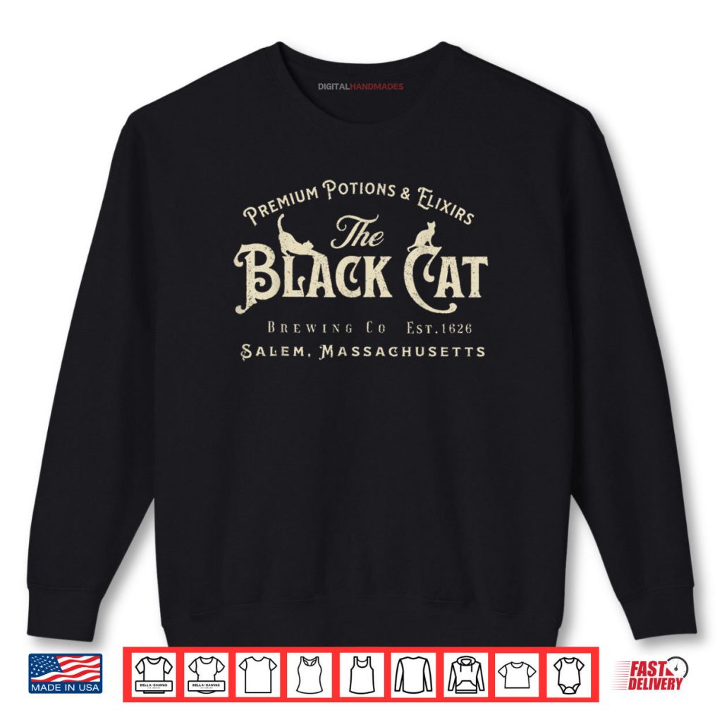 The Black Cat Witchy Salem Est 1626 Halloween Cat Lover Gift Shirt 1 The Black Cat Witchy Salem Est 1626 Halloween Cat Lover Gift Shirt