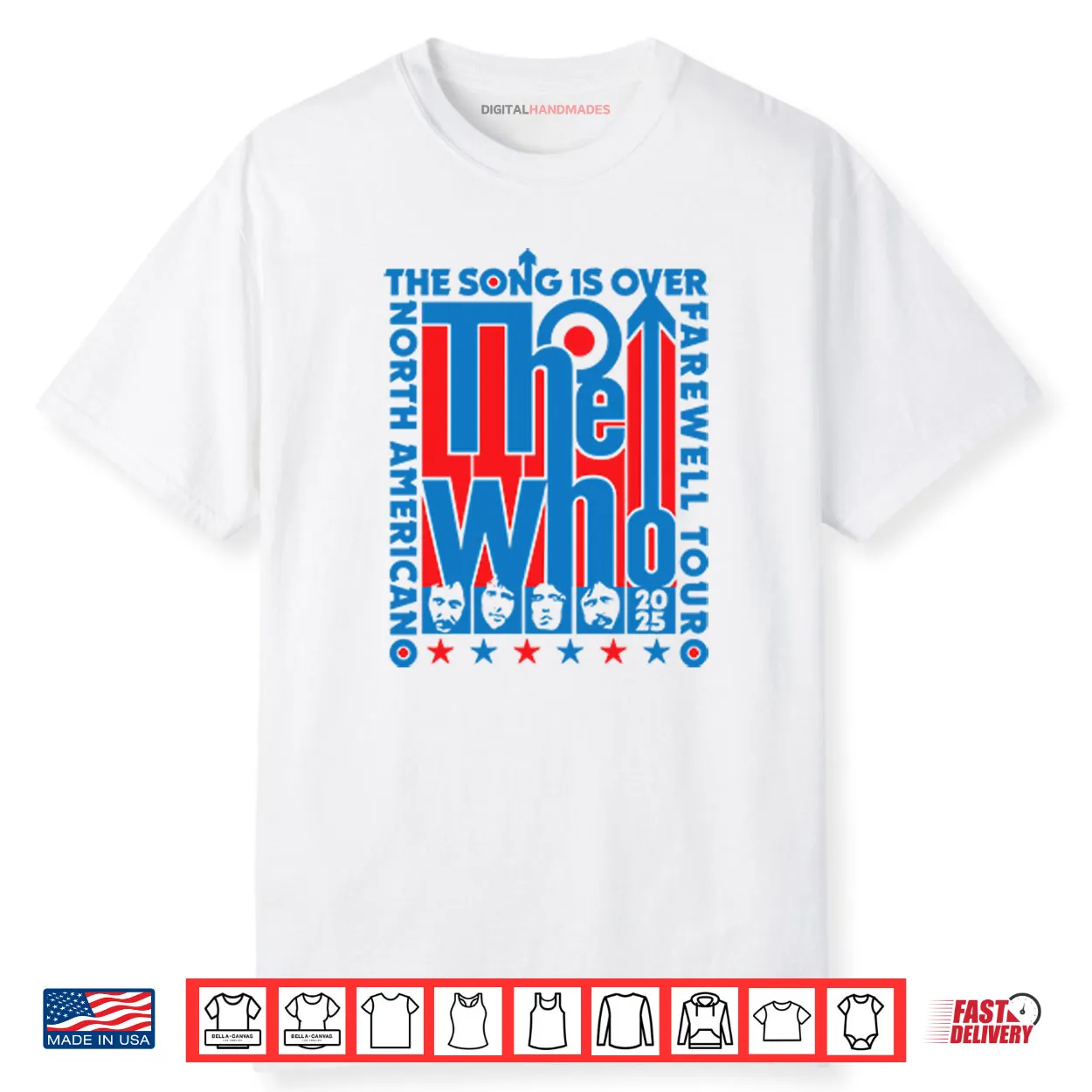The Who North American Farewell Tour 2025 Shirt