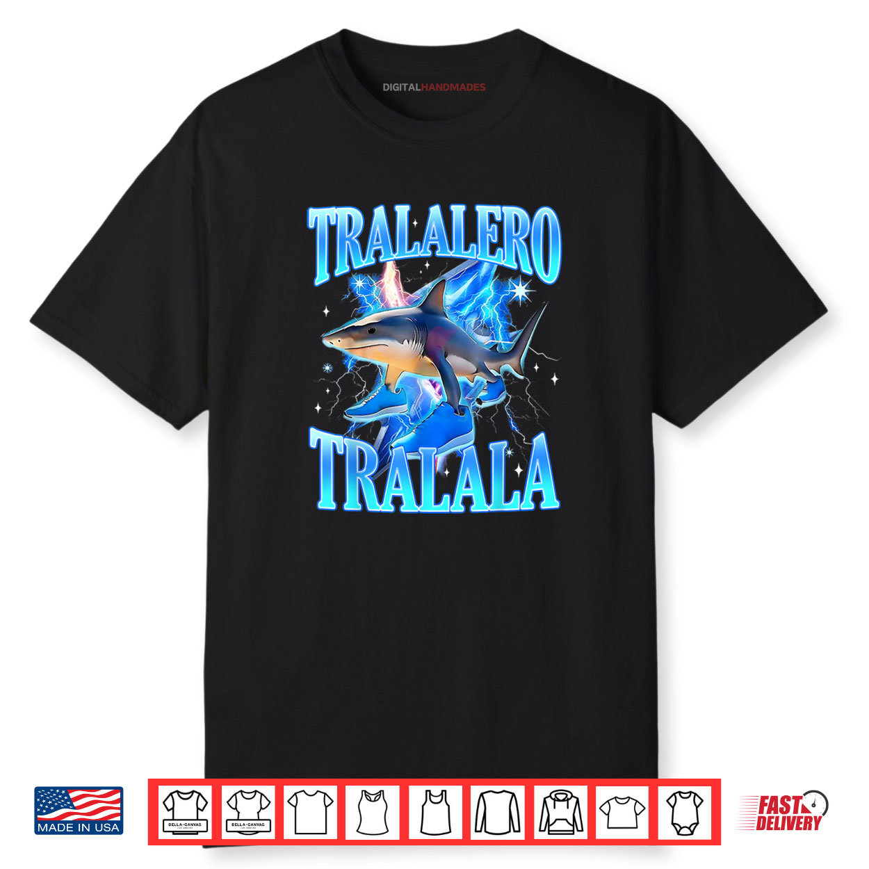 Tralalero Tralala Shark Meme Shirt
